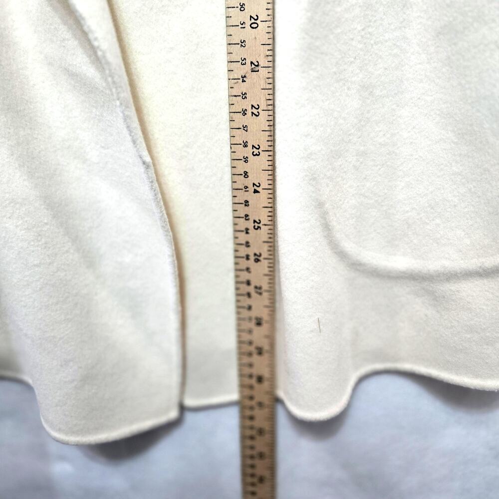 NWT Theory Clairene Wool Cashmere Jacket Ivory Retail $595 Size Small - Picture 8 of 9